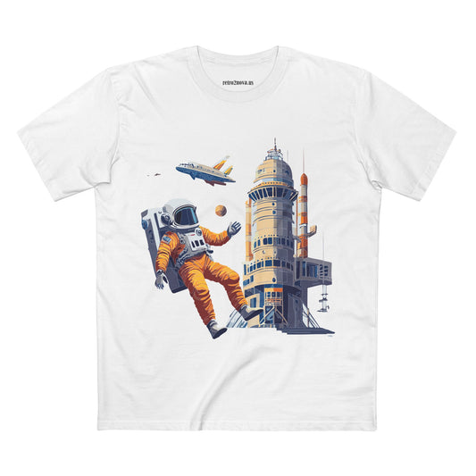 Cosmos Astronaut Graphic Tee Staple Unisex 100 Cotton Tee Shirt - CS-32