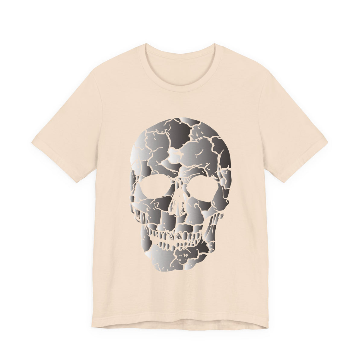 Camiseta unisex de algodón con calavera