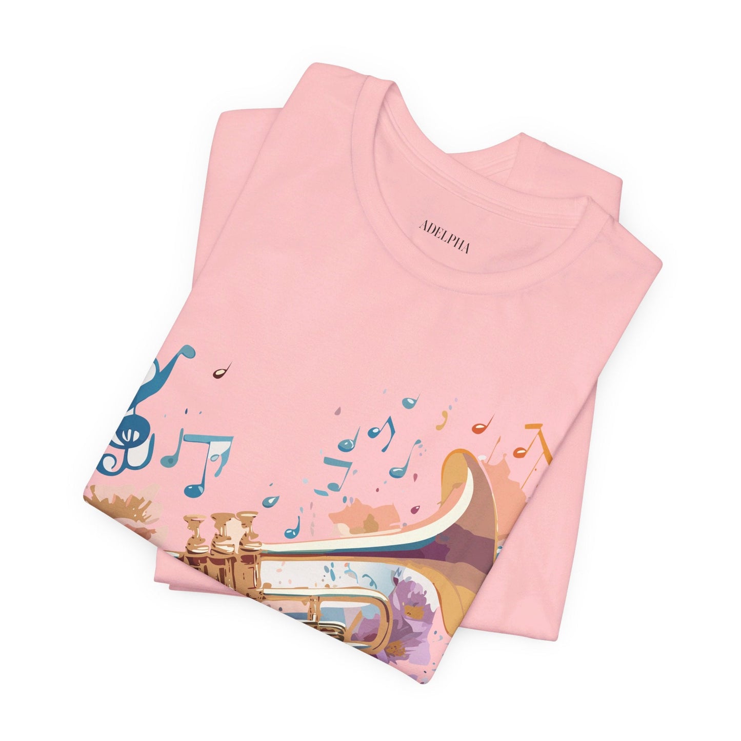 Music Graphic T Shirt Unisex Vintage Inspired Art Tee Adelpha Short Sleeve Design