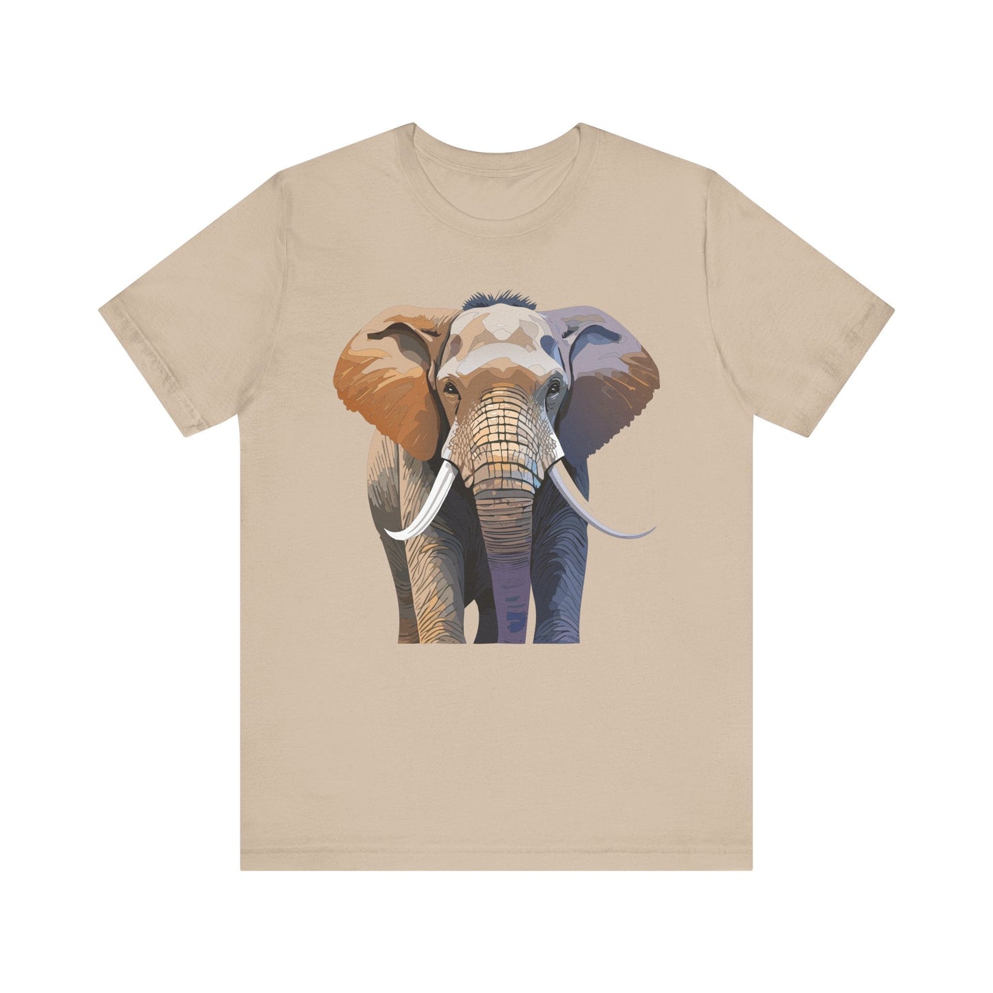 Unisex Animal Art Design Tee Shirt With Wildlife Animals Short Sleeve Everyday Comfort