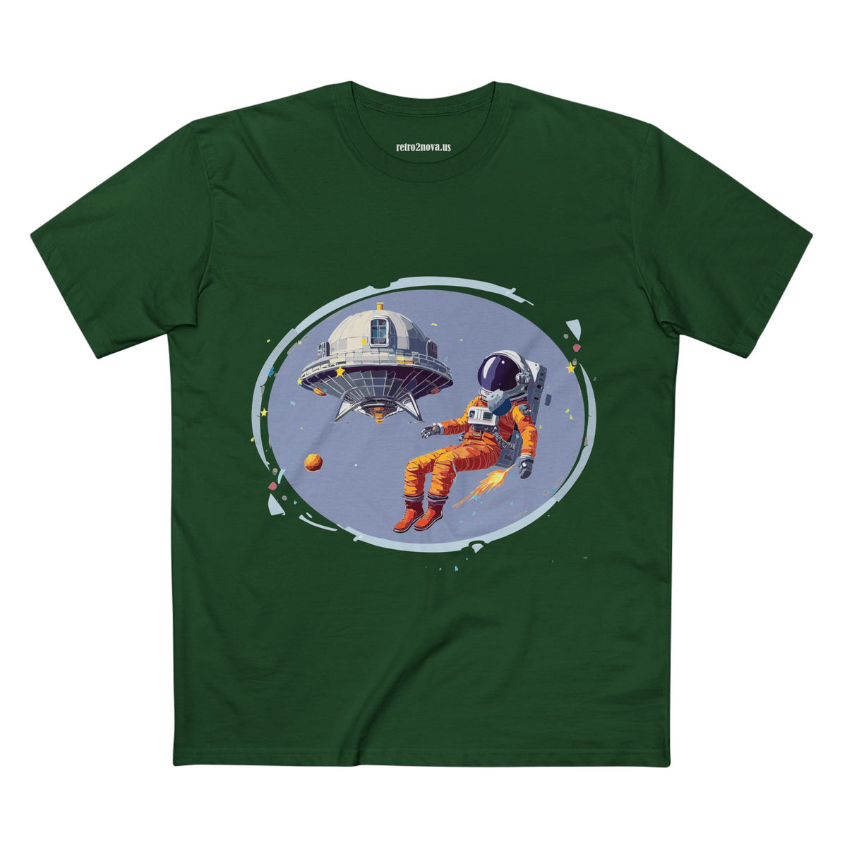 Cosmos Astronaut Graphic Tee Staple Unisex 100 Cotton Tee Shirt - CS-12