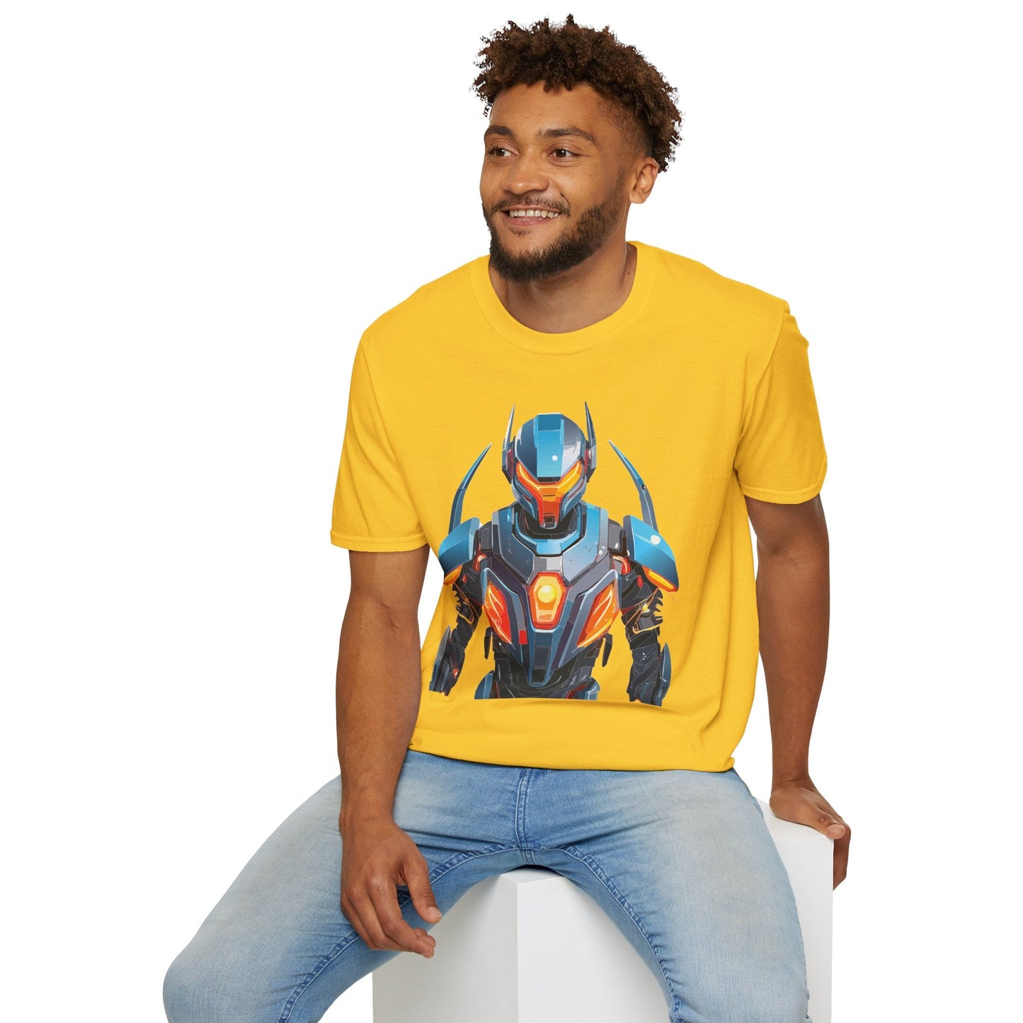 Cyborg Tee Robot Shirt Terminator Shirt Unisex Gildan Softstyle 64000 Soft Cotton Tee