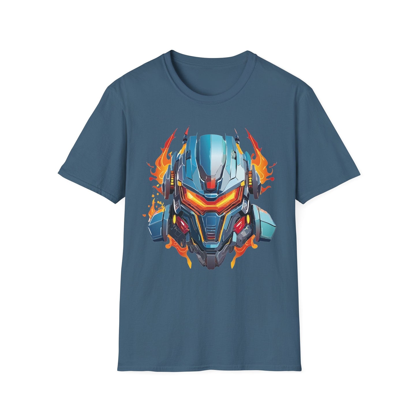 Cyborg Tee Unisex Robot Terminator Shirt Softstyle Gildan 64000 Short Sleeve Art Design