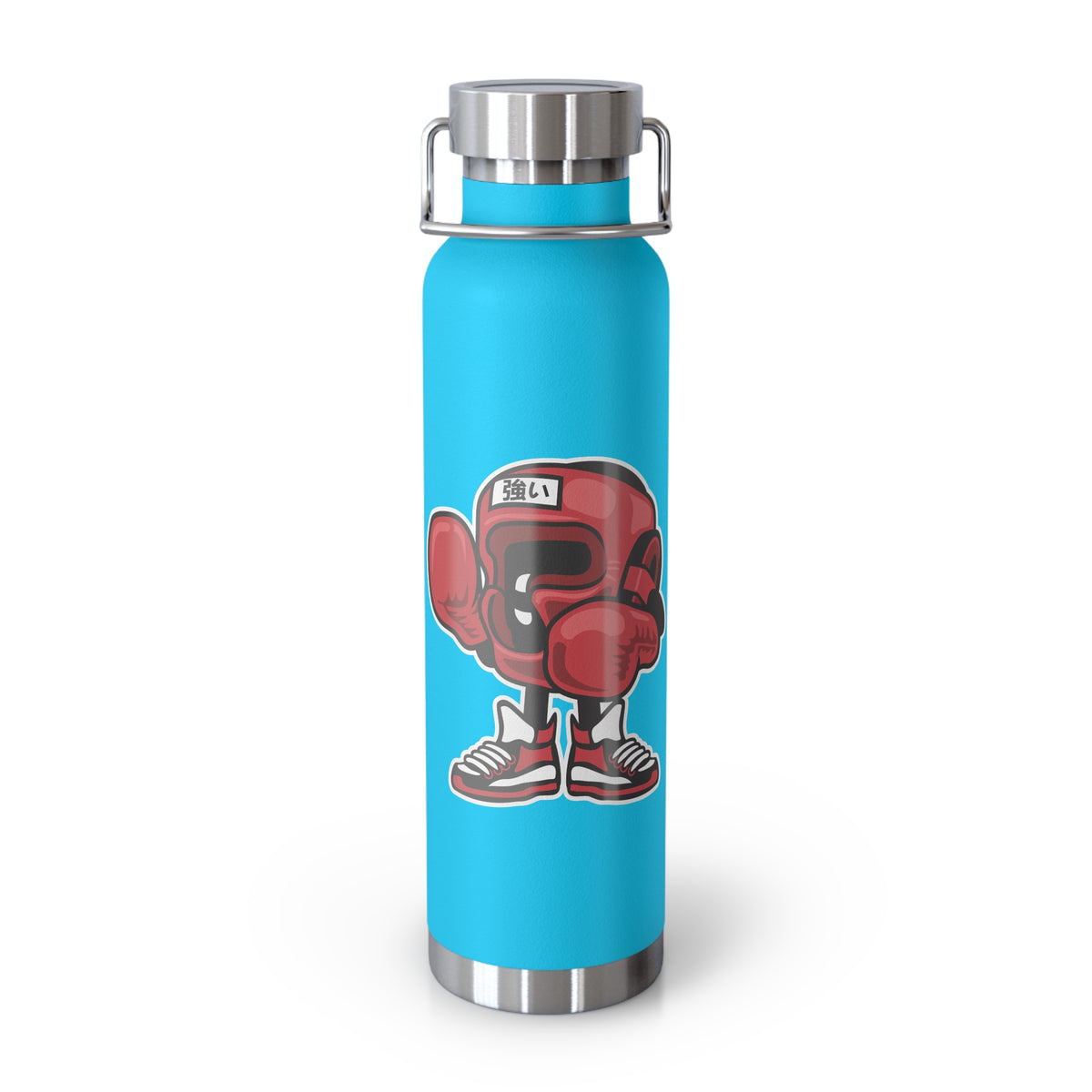 22oz Copper Insulated Water Bottle with Cartoon Design - CV7