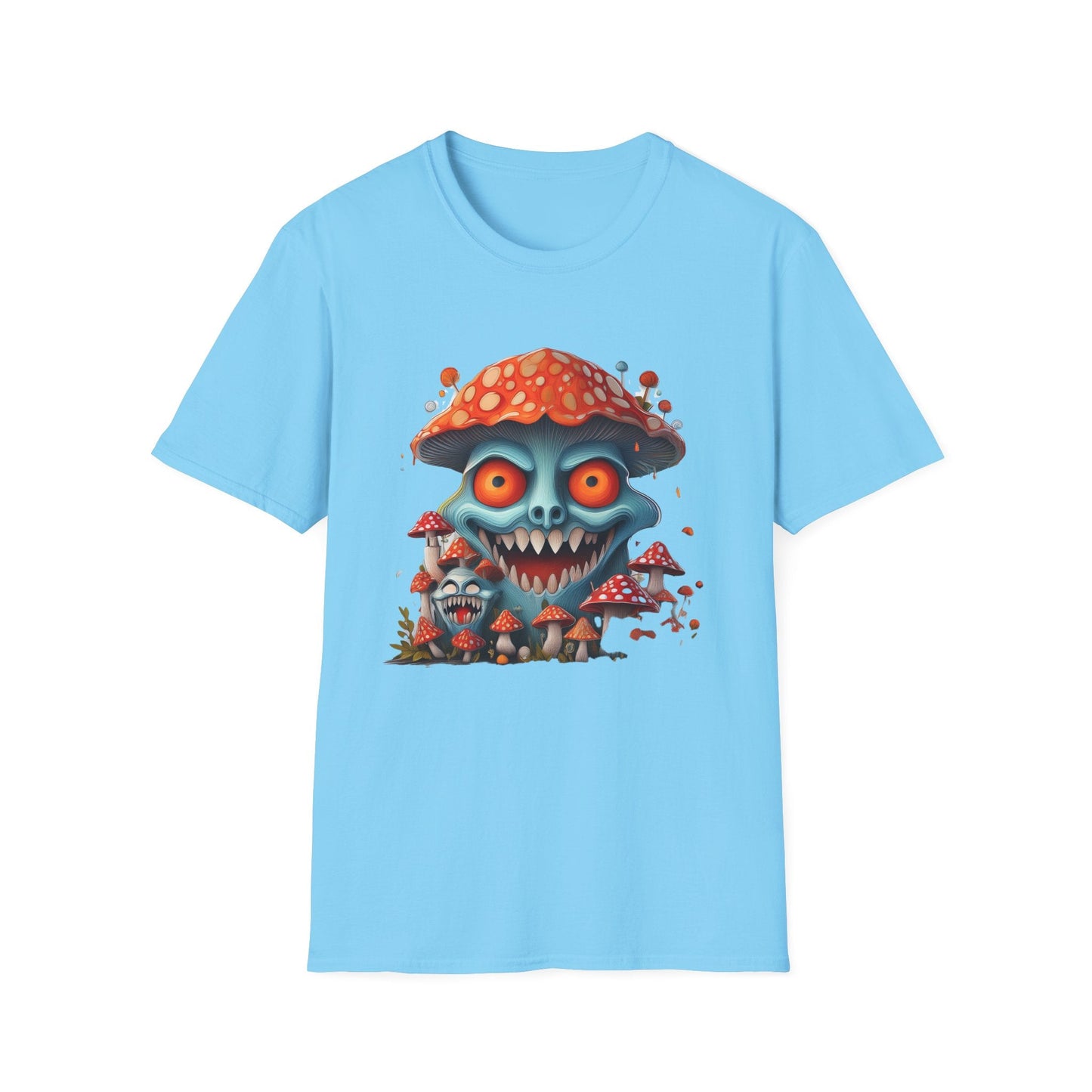 Mashroom Tee Shirt Unisex Softstyle Gildan 64000 Short Sleeve Tee With Funny Mashroom Fungus