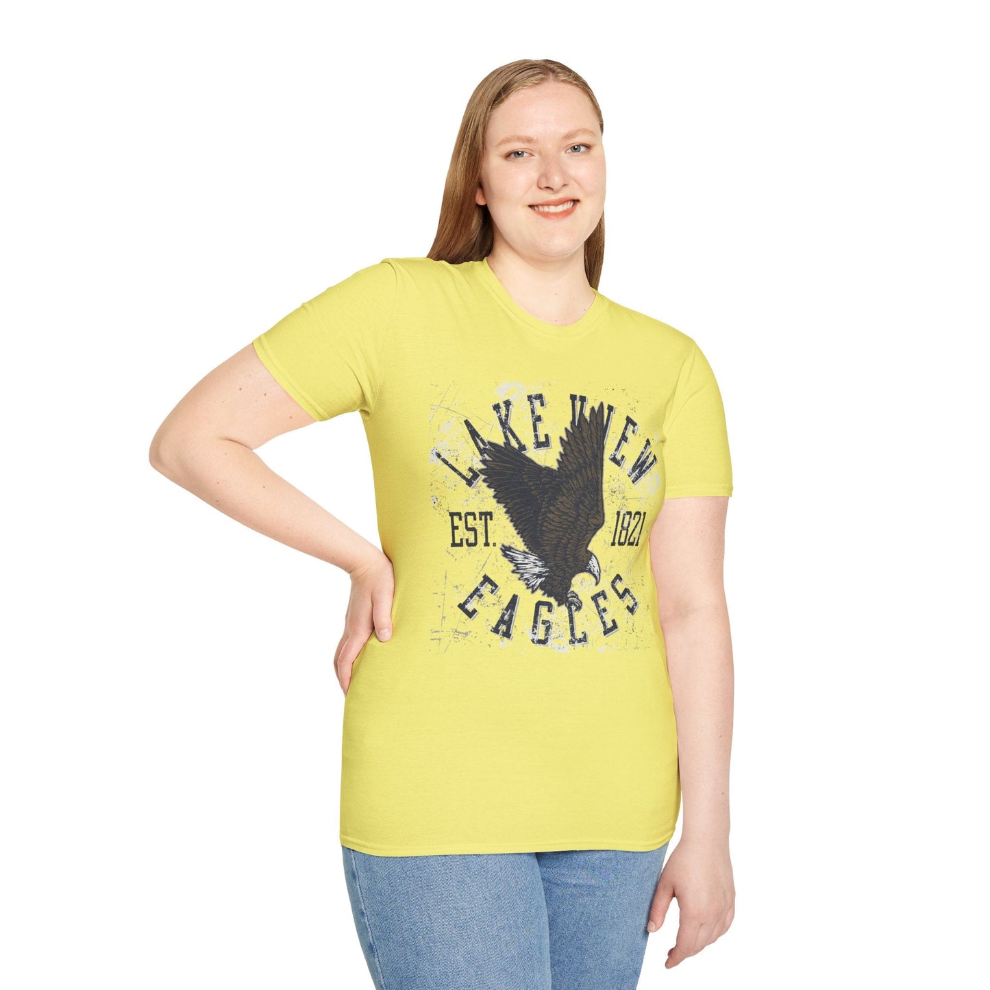 Unisex Art Design T Shirt Graphic Tee Gildan 64000 Softstyle 100 Percent Ring Spun Cotton