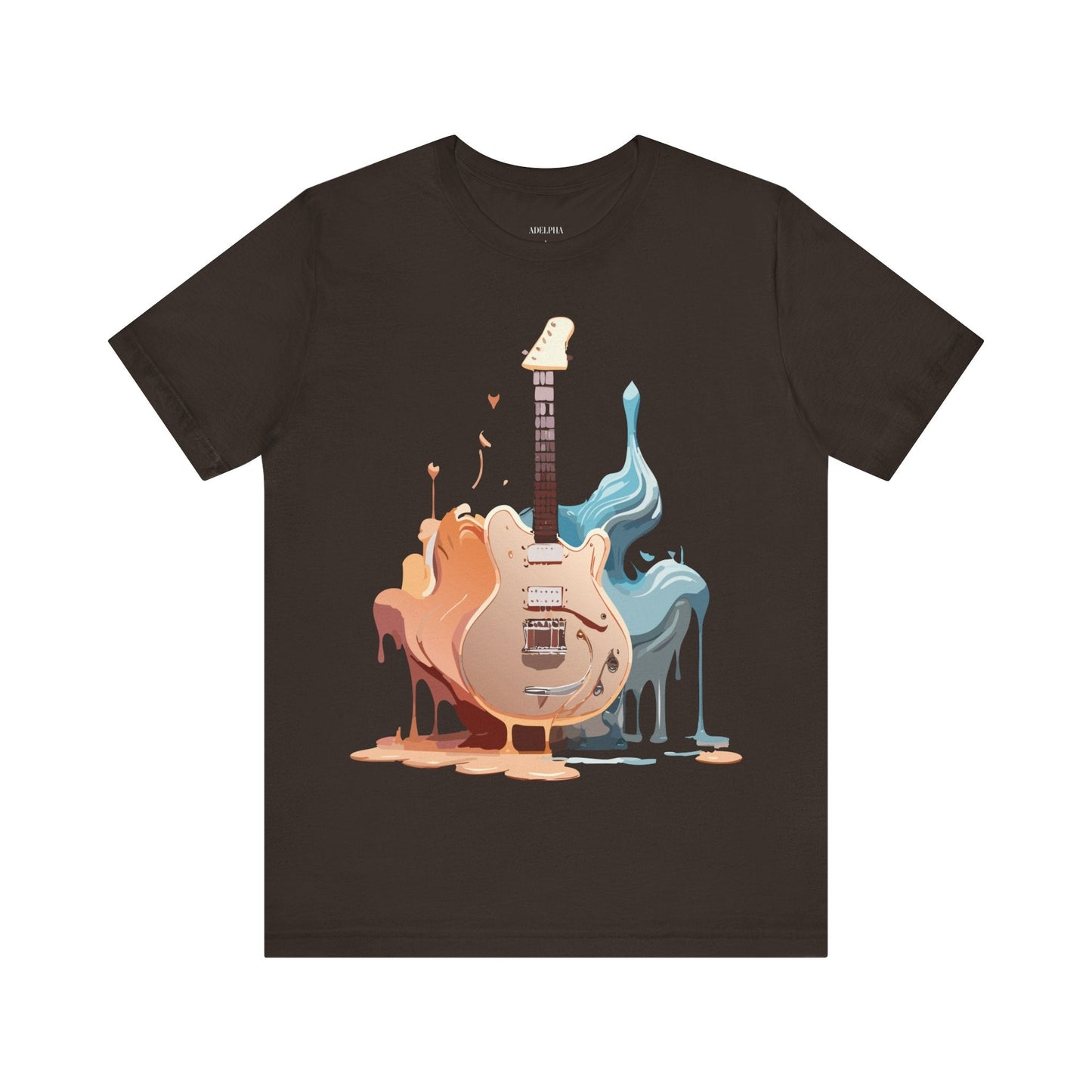 Adelpha Vintage Inspired Graphic Music T Shirt Unisex Short Sleeve Tee For Everyday Wear