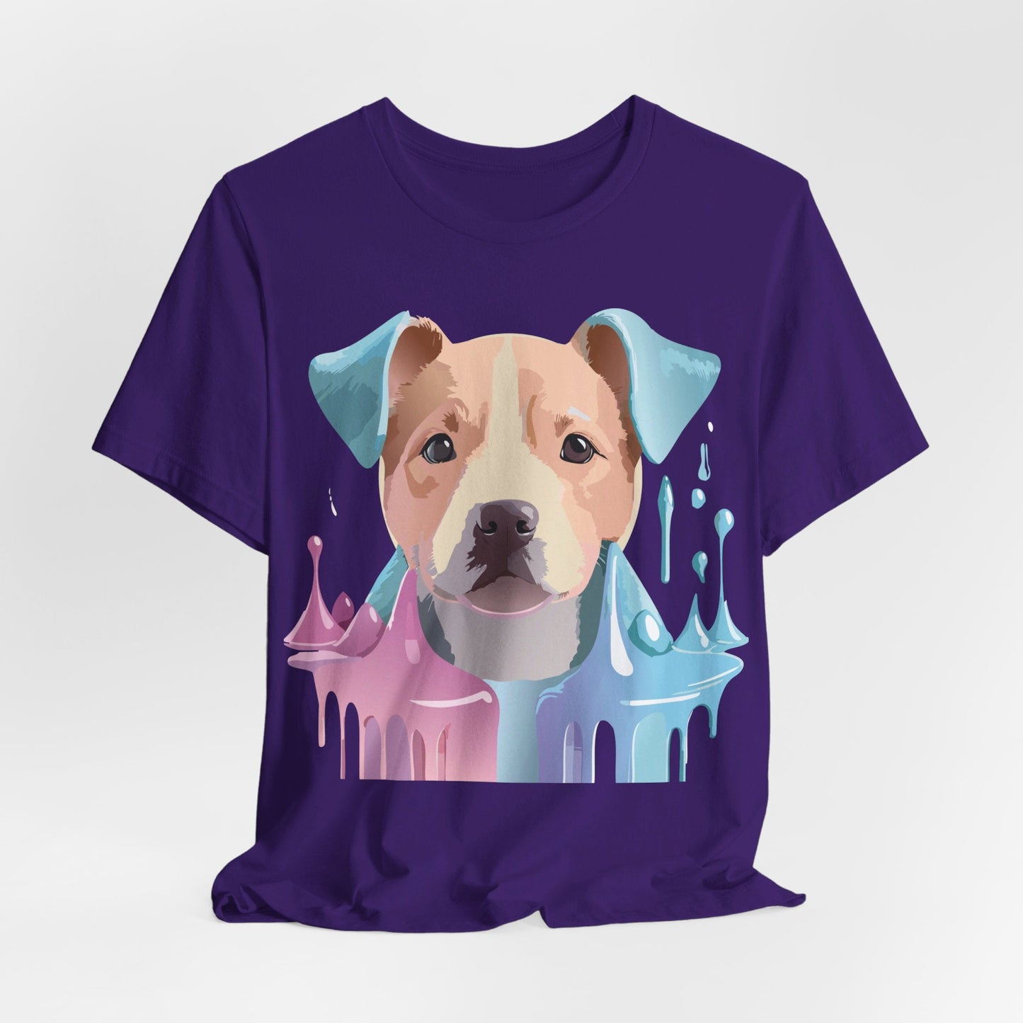 Unisex Dog Graphic Tee With Vintage Inspired Artwork By Adelpha Short Sleeve Shirt