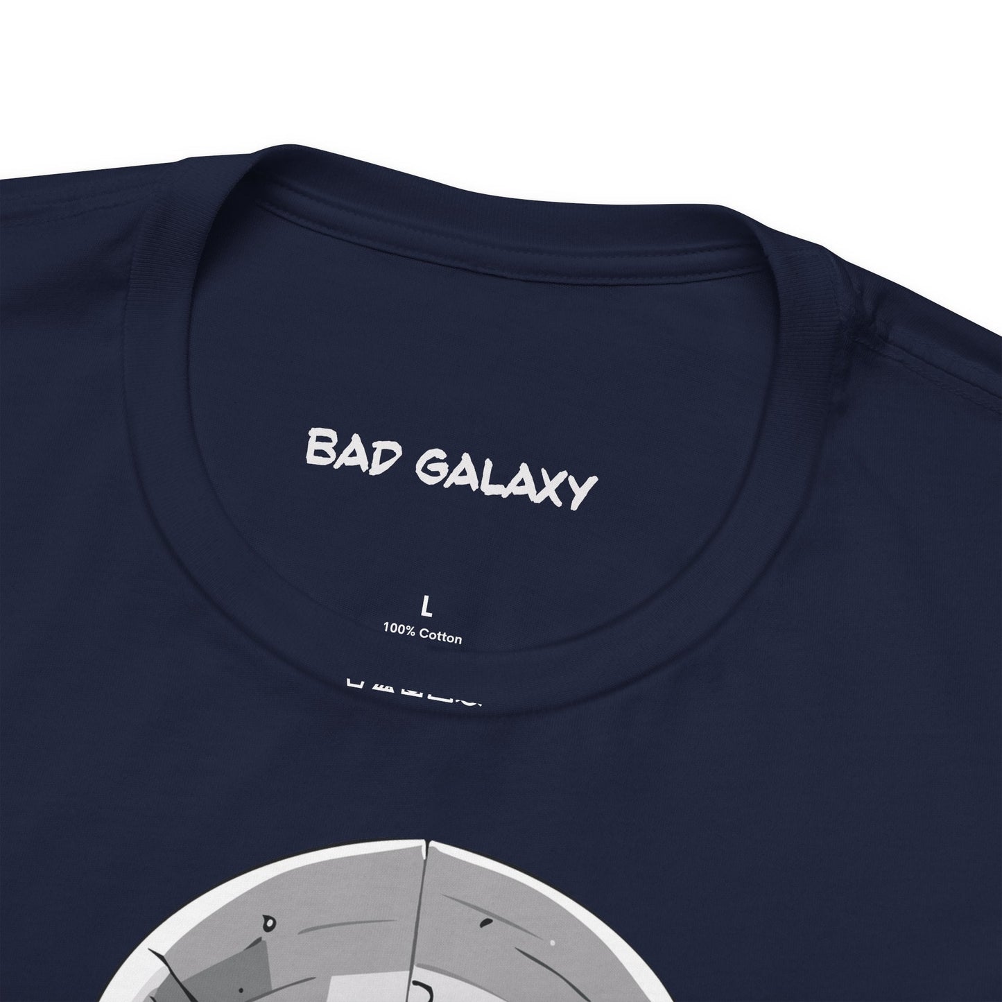 Graphic Cotton T Shirt Unisex Short Sleeve Alien Artwork By Bad Galaxy Premium Everyday Wear