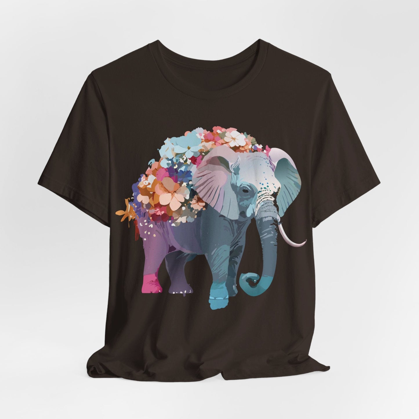 Elephant Graphic T Shirt Unisex Vintage Inspired Adelpha Artwork Short Sleeve Tee