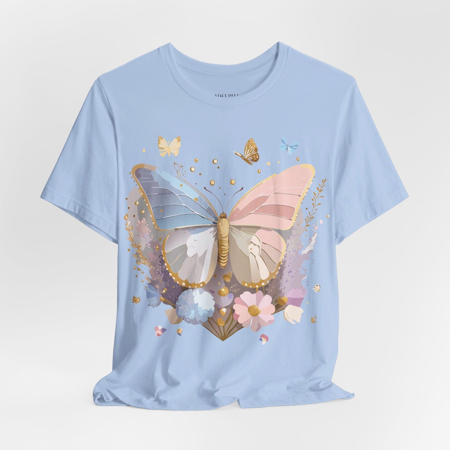 Butterfly Graphic Tee Adelpha Unisex Short Sleeve Shirt Vintage Inspired Art