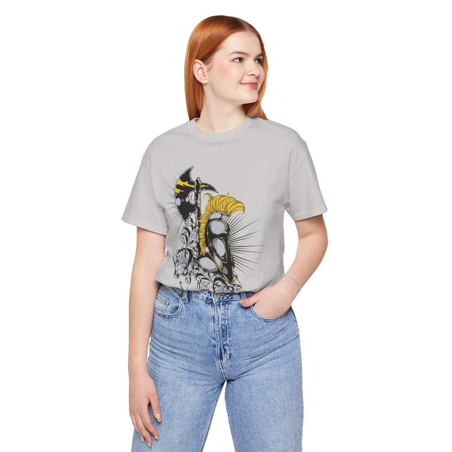 Stylish Armor Graphic Tee, Artistic Tee, Graphic T-Shirt, Artistic Vintage T-Shirt, Vintage Shirt