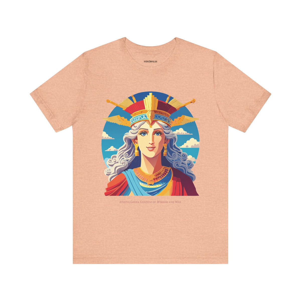 Goddess Graphic Unisex Cotton Bella+Canvas Tee with Athena