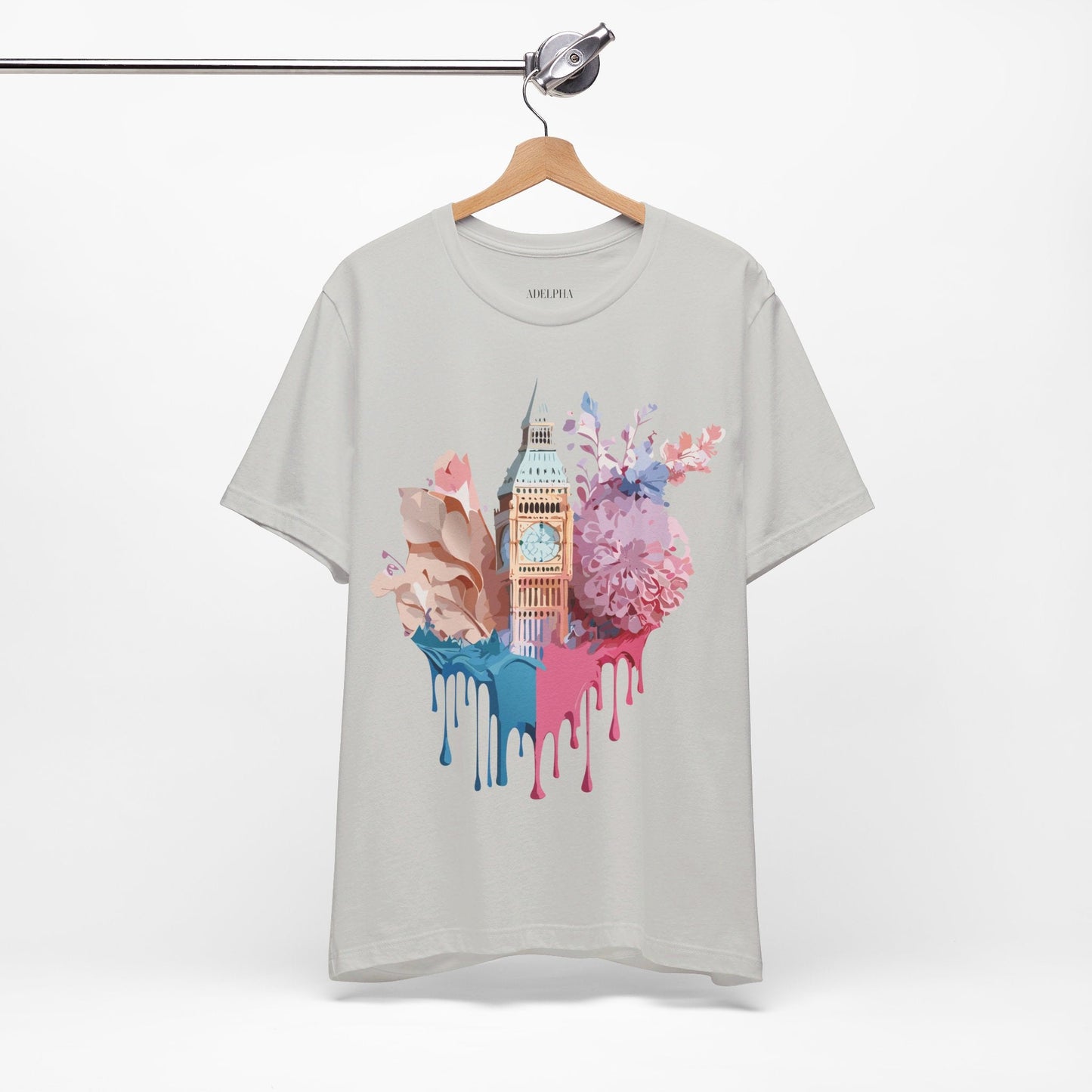 London Tourist Shirt Graphic Tee Unisex Jersey Short Sleeve Adelpha Vintage Inspired Artwork