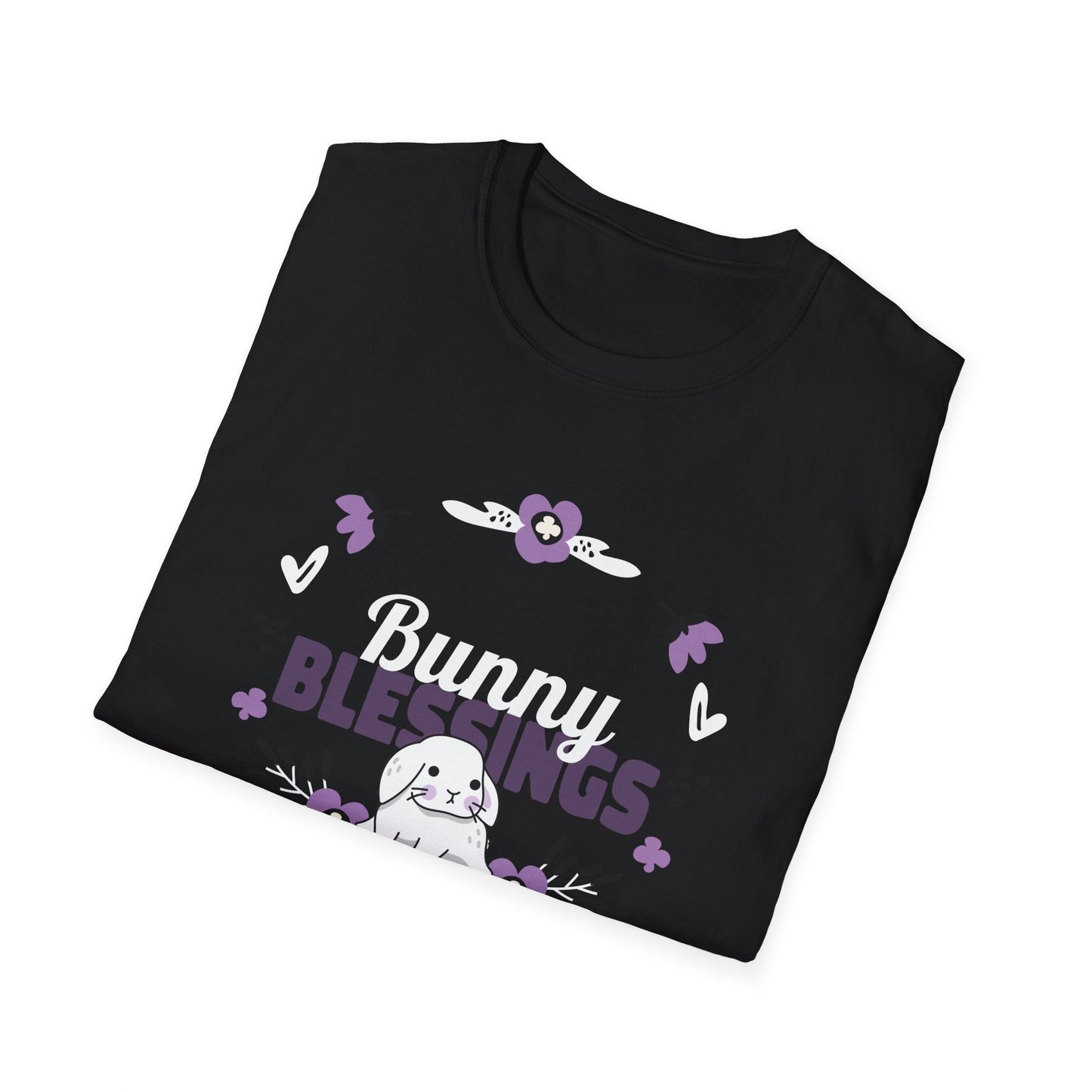 Easter Bunny T Shirt Unisex Gildan Softstyle 64000 Tee With Easter Signature Design