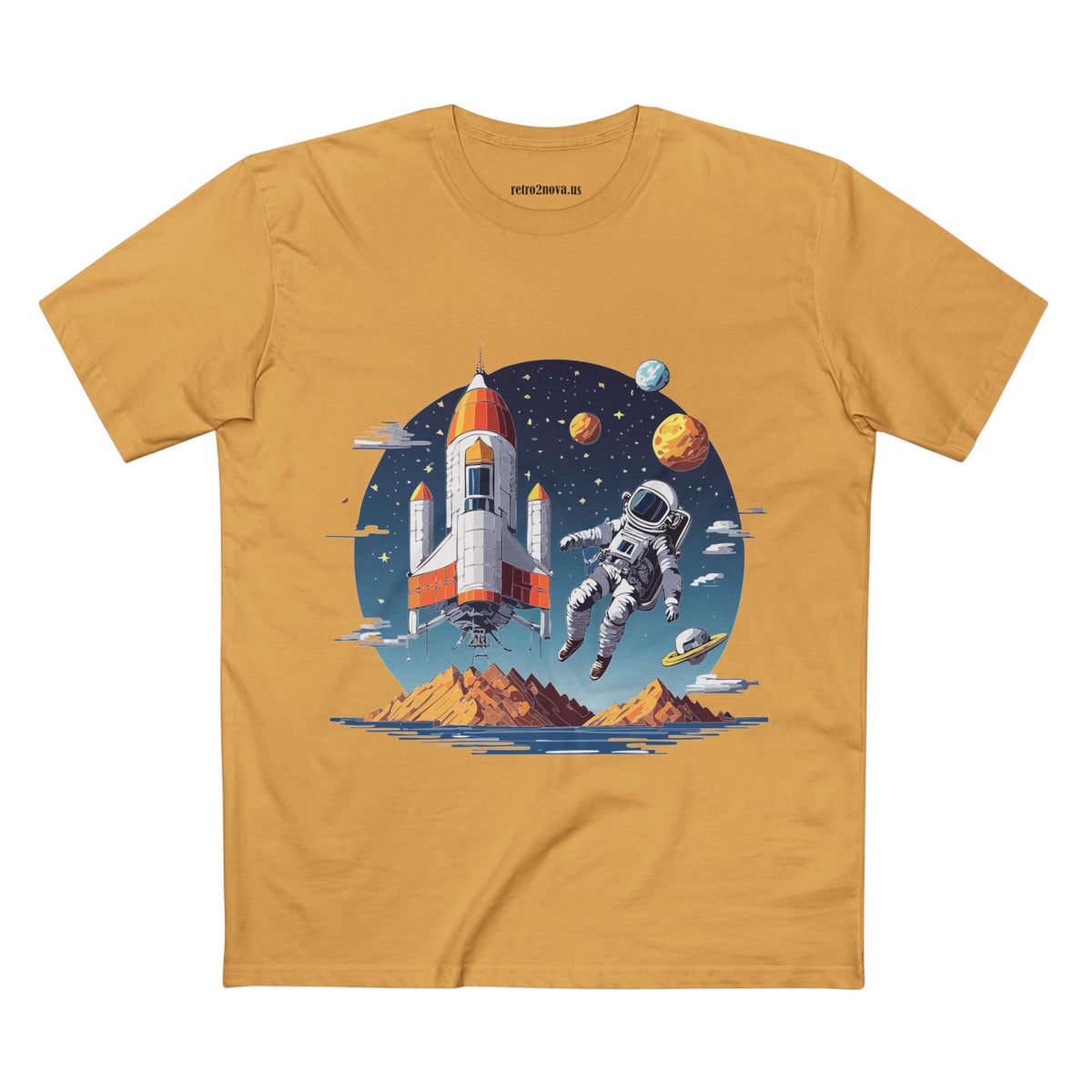 Cosmos Astronaut Graphic Tee Staple Unisex 100 Cotton Tee Shirt - CS-44