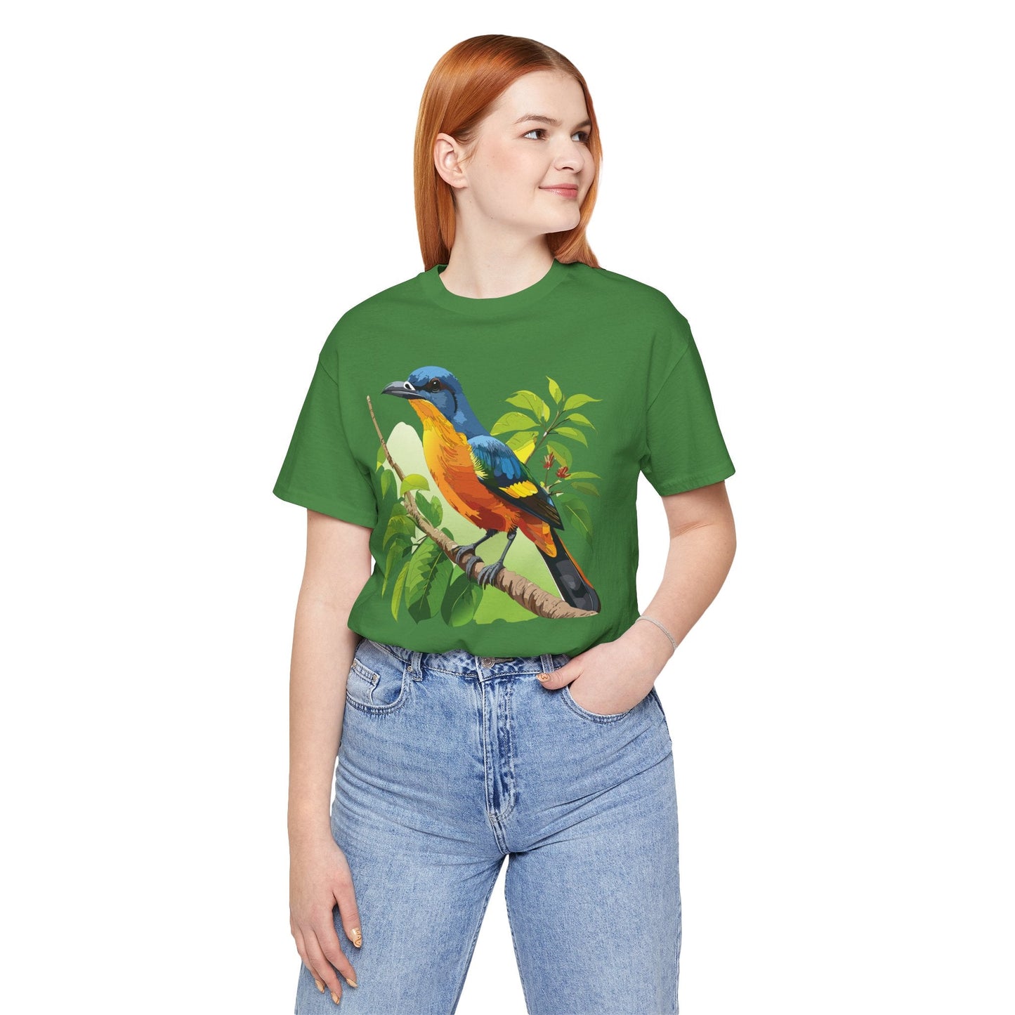 Unisex Animal Design Tee Shirt With Wildlife Graphics For Casual Everyday Wear And Comfort