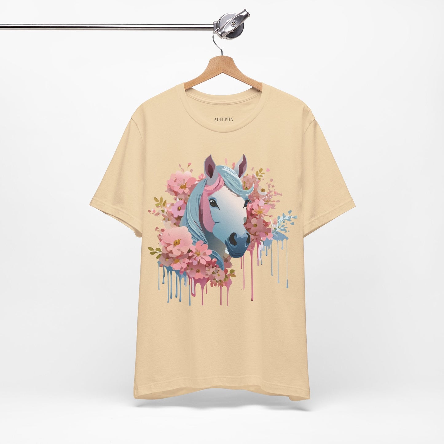 Horse Graphic Unisex 100 Cotton Vintage Animal Art T-Shirt 15