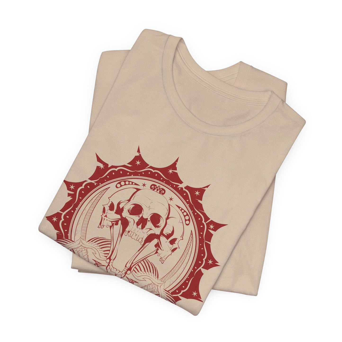Skull Elephant Mandala Tee Boho Skull Graphic Shirt Art-51