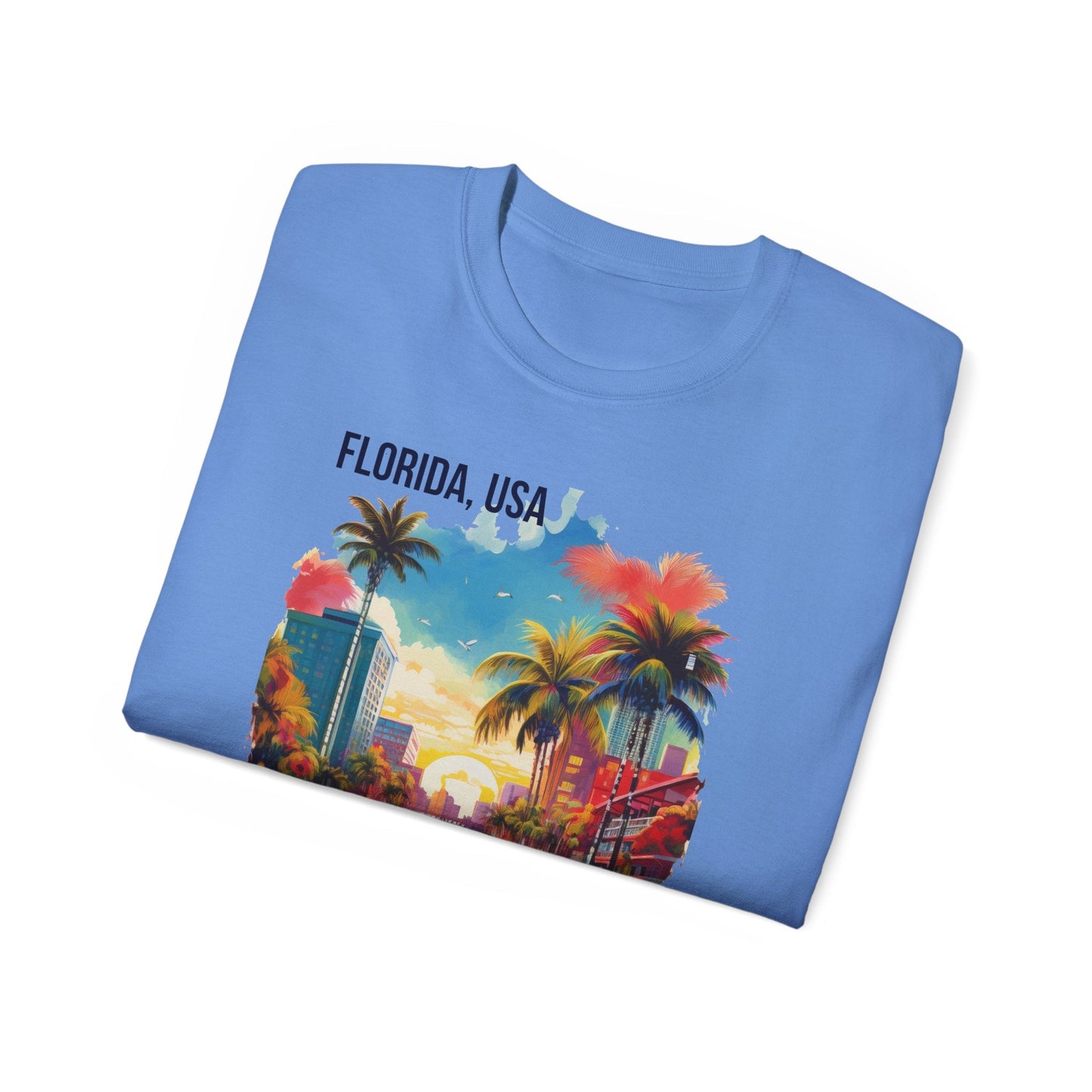 Florida Graphic Unisex Cotton T‑Shirt 1