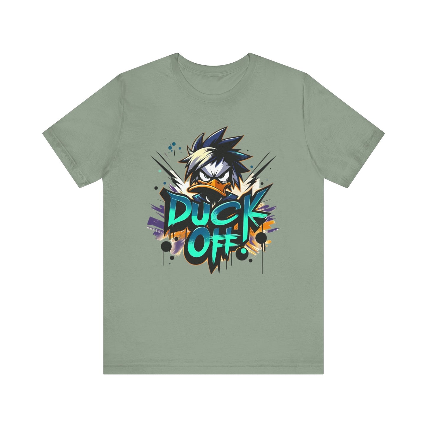 Duck Graphic Tee, Duck Shirt, Funny Bird Tee Shirt, Funny Animal T-Shirt, Cartoon Top, Animal Tees, Art Design T-Shirt