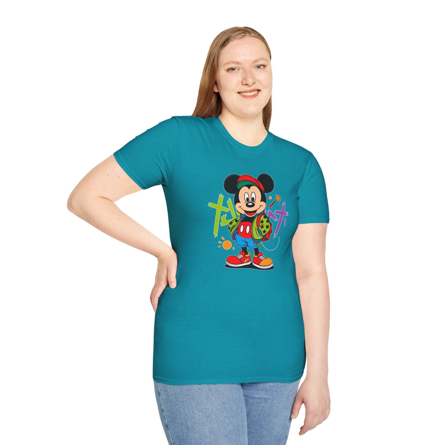 Unisex Cartoon T Shirt With Animation Artwork Funny Animals Tee For Casual Wear Everyday