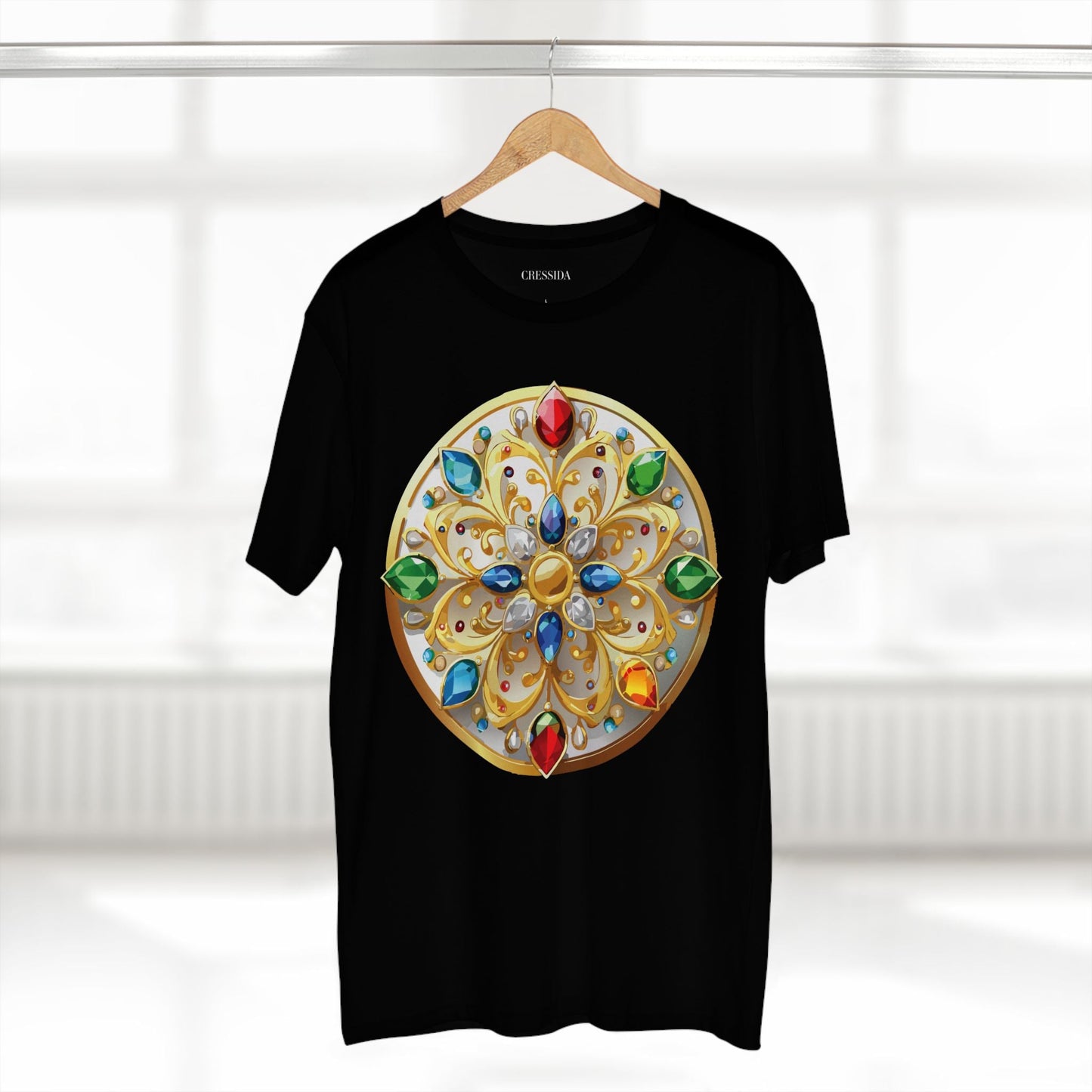 Medallion Graphic T-Shirt Unisex 100 Cotton With Gold Art Design Medal Tee 3