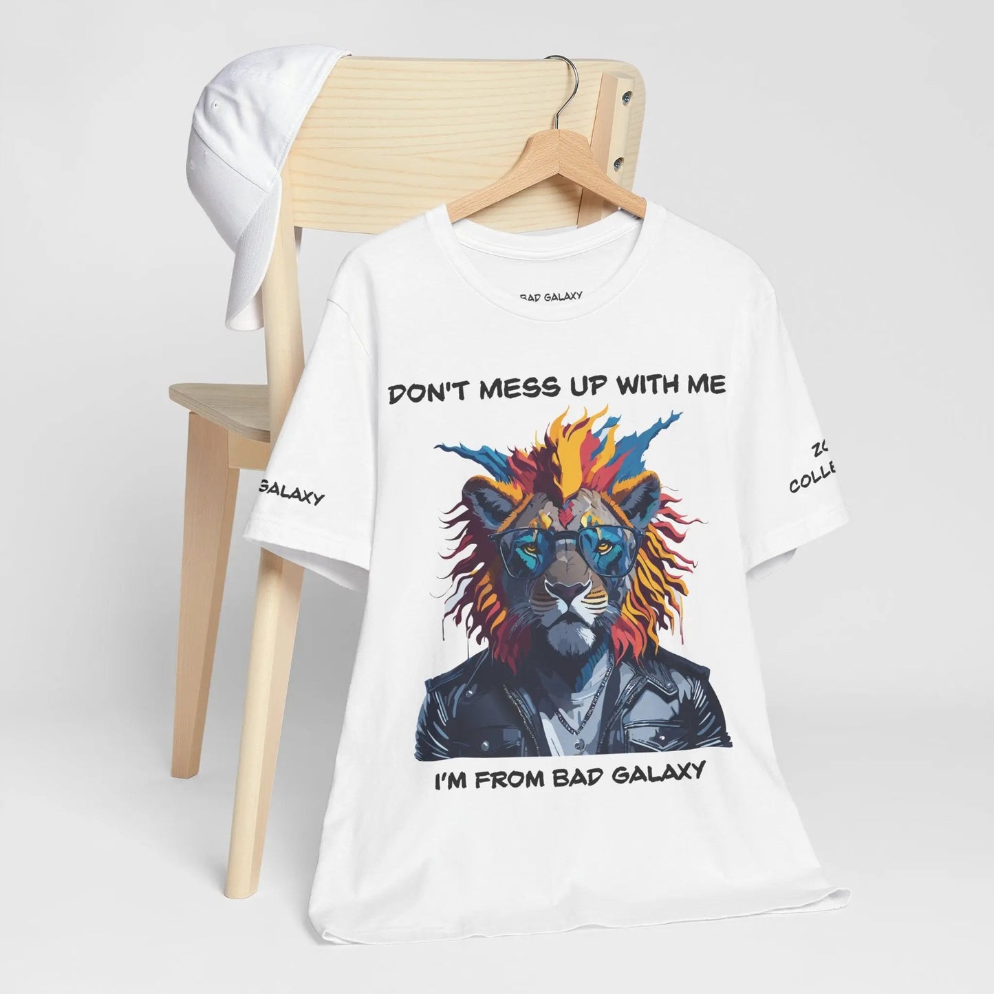 Animal T Shirt From Bad Galaxy Made To Order 100 Percent Cotton Eco Friendly Ink Free Shipping