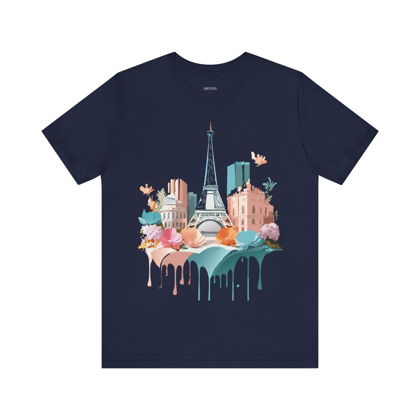 Paris Tourist Shirt Unisex Graphic Tee With Vintage Inspired Artwork By Adelpha Collection