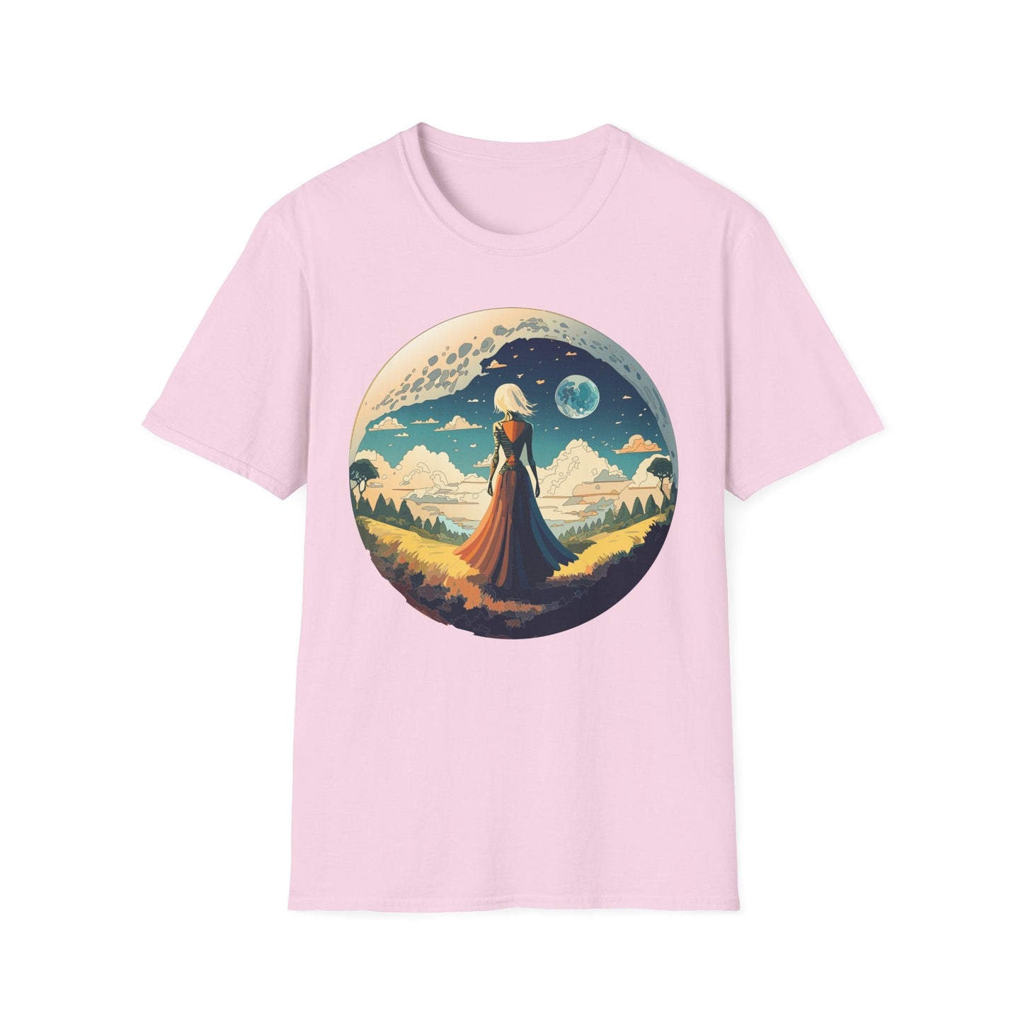 Womens Graphic T Shirts Art Design Tee Unisex Softstyle 64000 Cotton Tee Comfortable Everyday Wear
