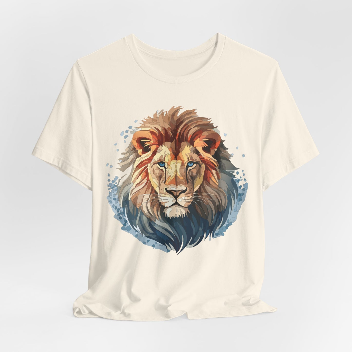 Lion Shirt, Animal Shirt, T-Shirt with Lion, Art Design Tee, Animal Tees, Safari T-Shirt 12