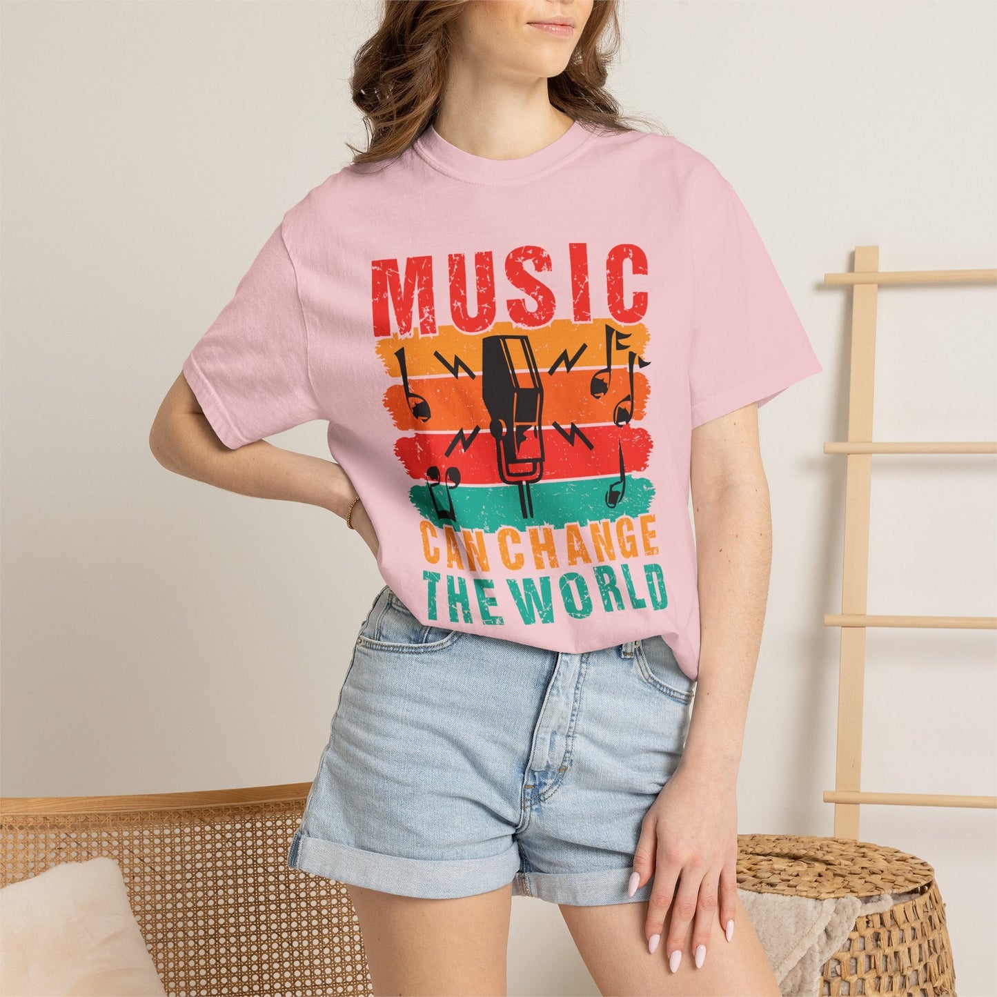 Music Graphic Design Unisex Cotton T-shirt 089