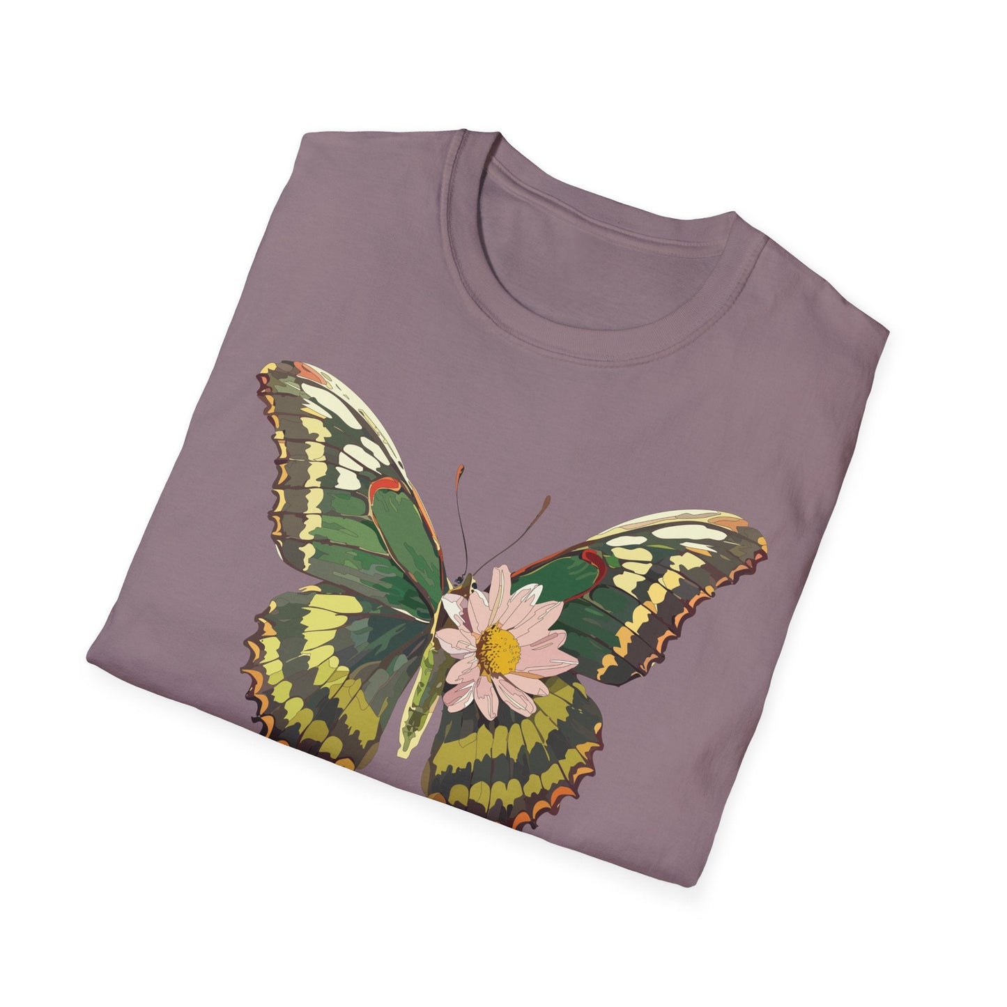 Butterfly Shirt Unisex Monarch Butterfly Tee Gildan Softstyle 64000 100% Ring Spun Cotton