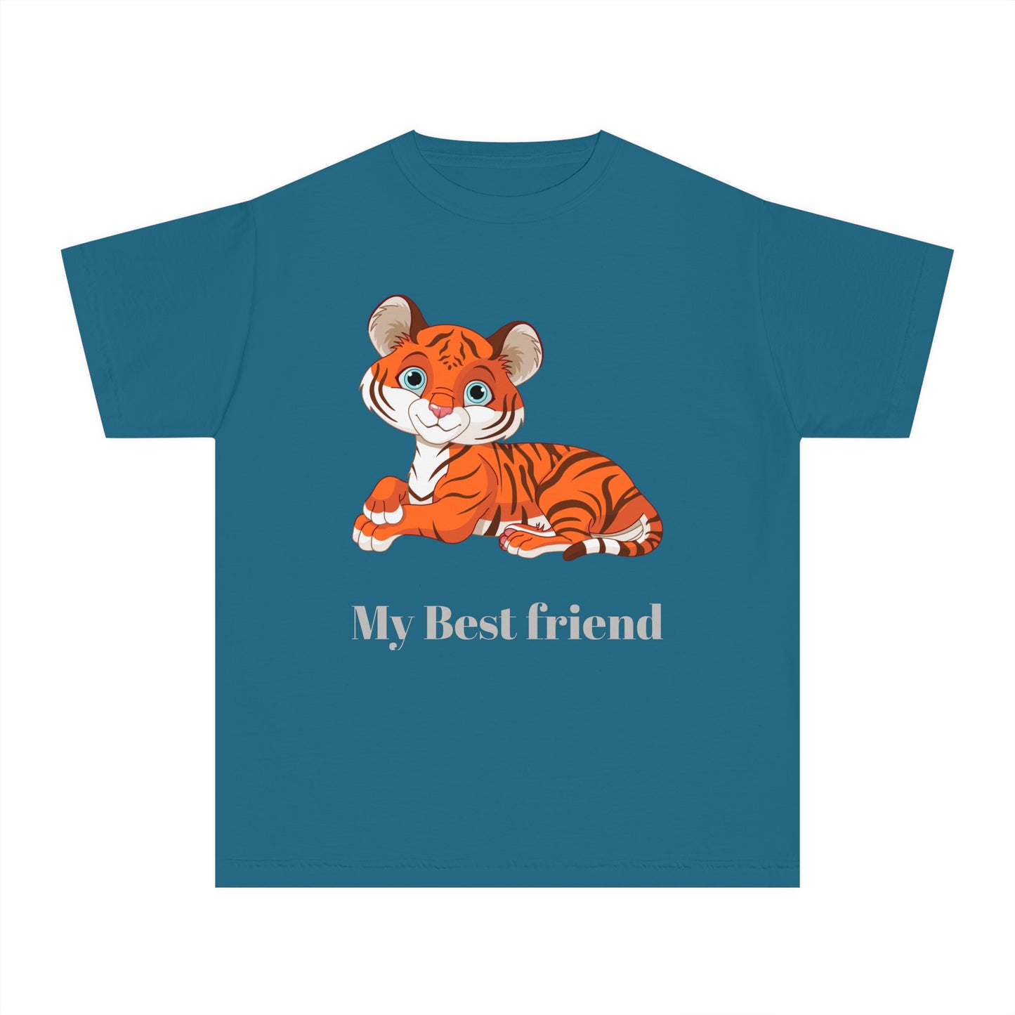 Youth Tee Shirt with Baby Tiger