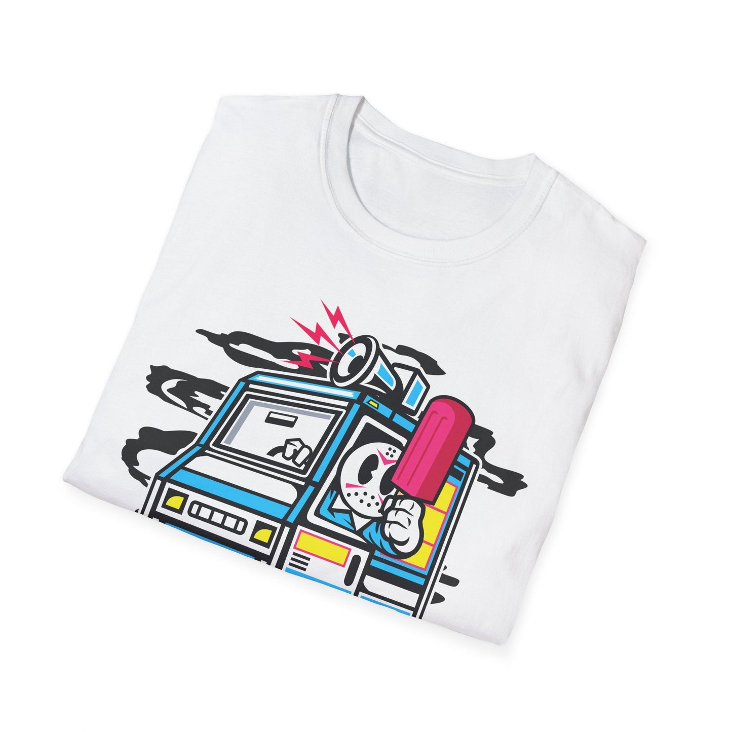 Cartoon T Shirt Animation Tee Funny Unisex Softstyle Gildan 64000 100 Percent Ring Spun Cotton