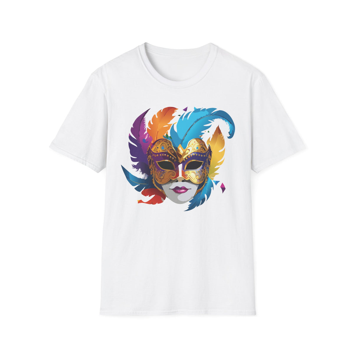 Mask Masquerade Carnival Graphic Tee Gildan Unisex 100 Cotton Tee Shirt h29