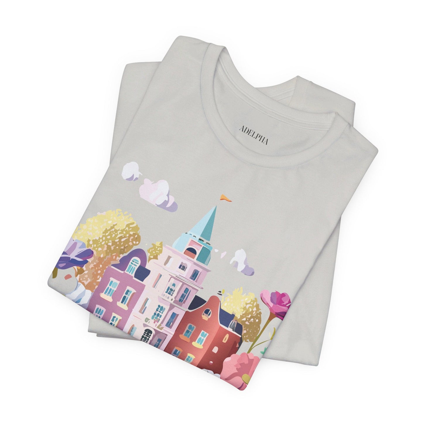 Amsterdam Tourist Shirt Graphic Tee Unisex Vintage Inspired Art Design by Adelpha Short Sleeve