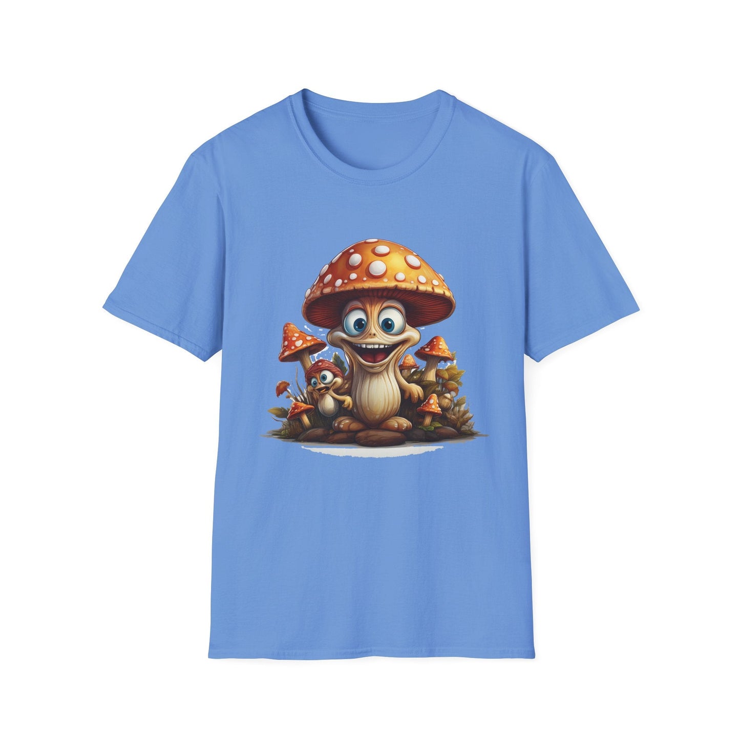 Mashroom Tee Shirt Unisex Softstyle 64000 Comfortable Mushroom Shirt With Funny Fungus Design