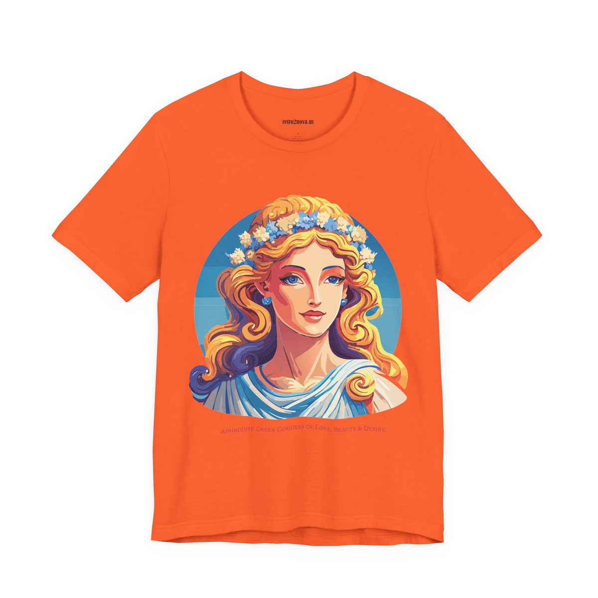 Goddess Graphic Unisex Cotton Bella+Canvas Tee with Aphrodite