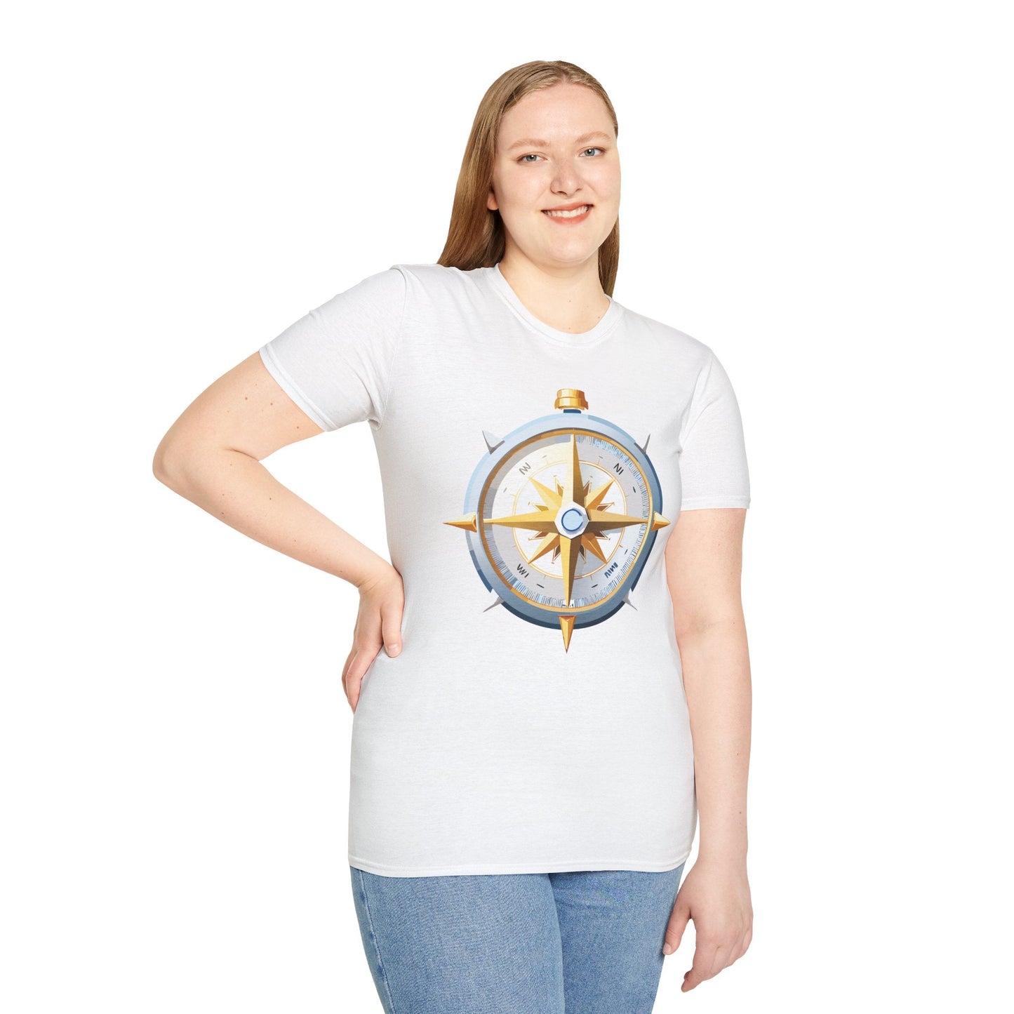 Compass Navigator Graphic Tee Unisex 100 Cotton 15