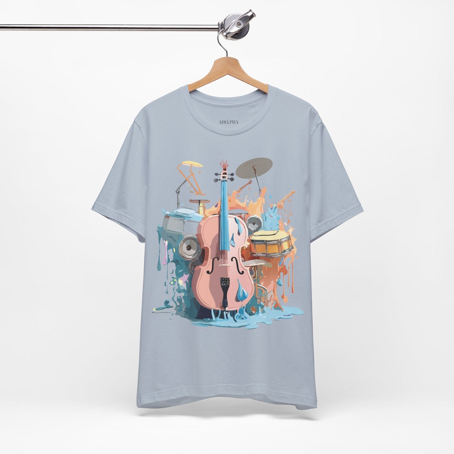 Adelpha Graphic Tee Unisex Short Sleeve Shirt With Vintage Inspired Artwork Design