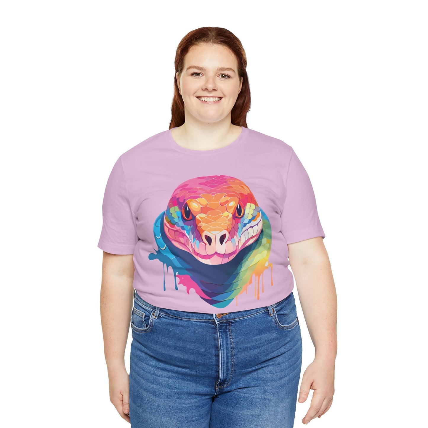 Unisex Animal Shirt With Art Design Wild Animals Graphic Print Casual Short Sleeve Tee