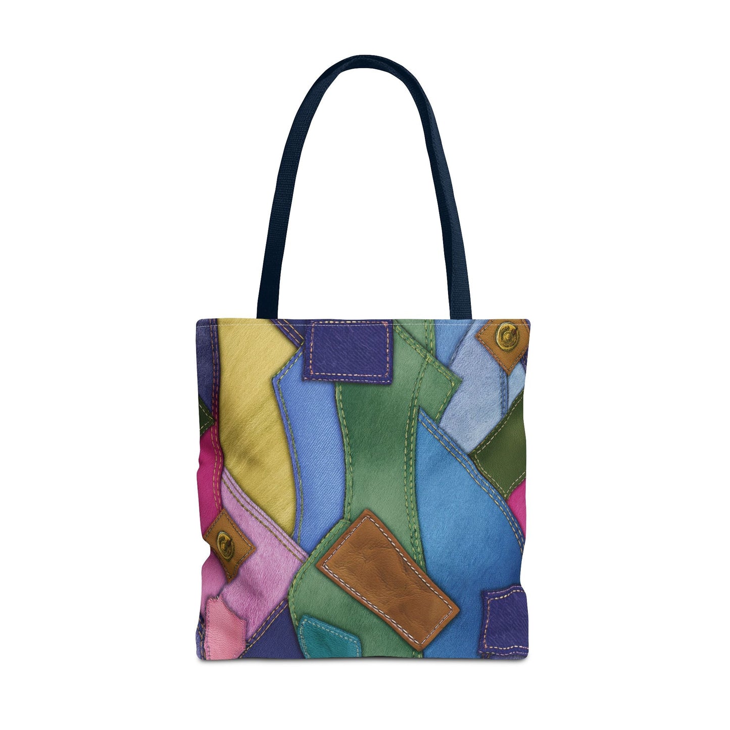 Denim Canvas Bag, Tote Bag Denim Printify