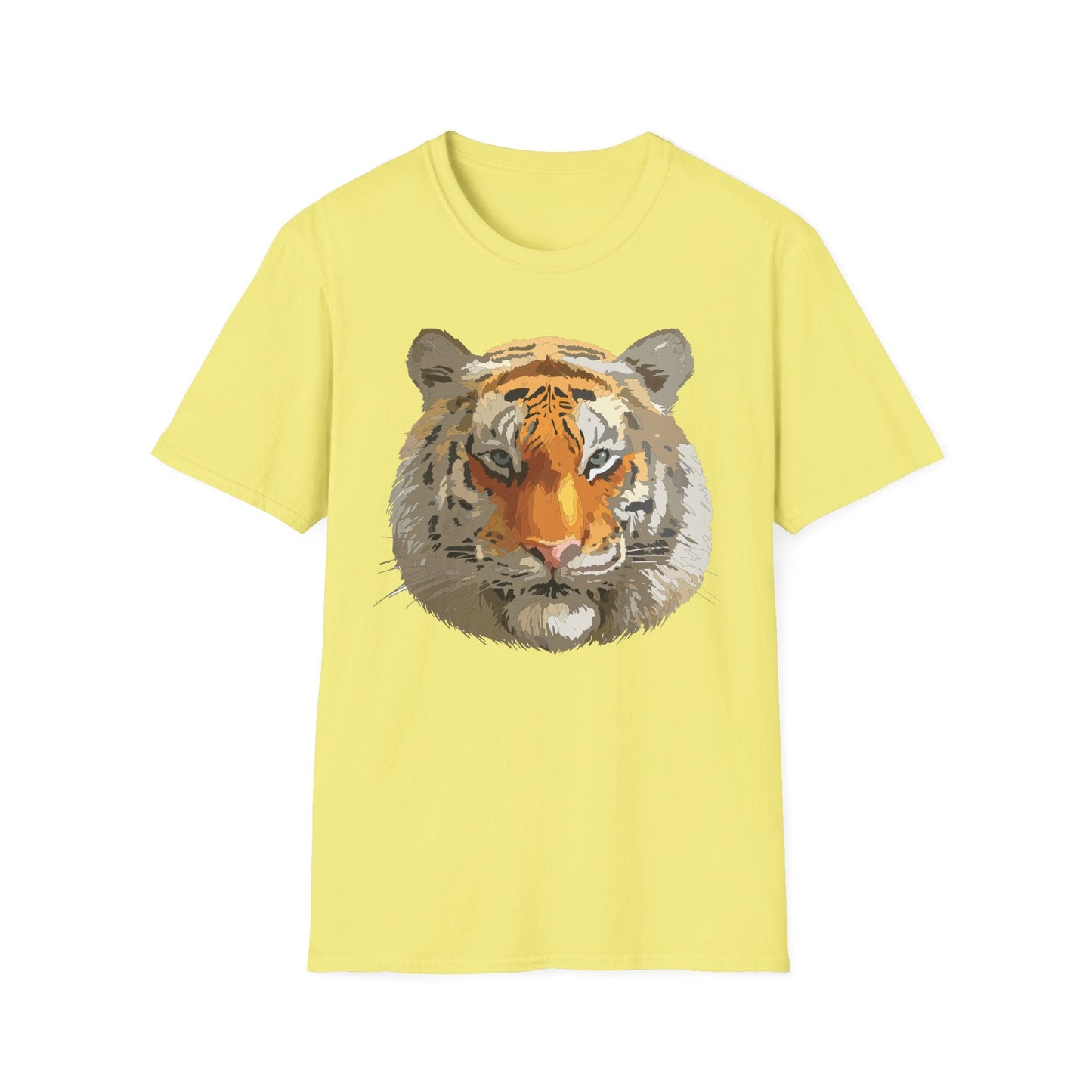 Unisex Tiger Shirt Animal Print Tee Gildan Softstyle Cotton Quality
