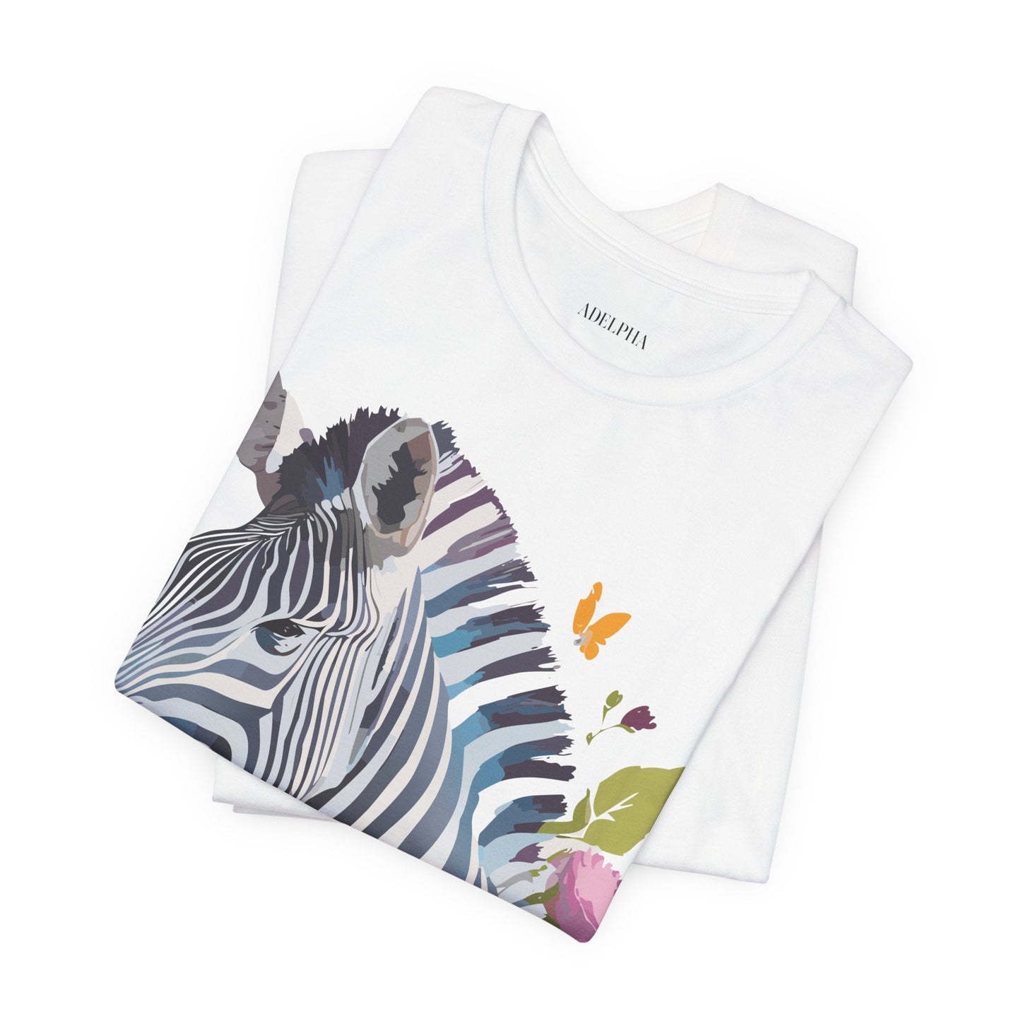 Adelpha Zebra Graphic Tee Unisex Short Sleeve Shirt Vintage Inspired Artwork Limited Edition