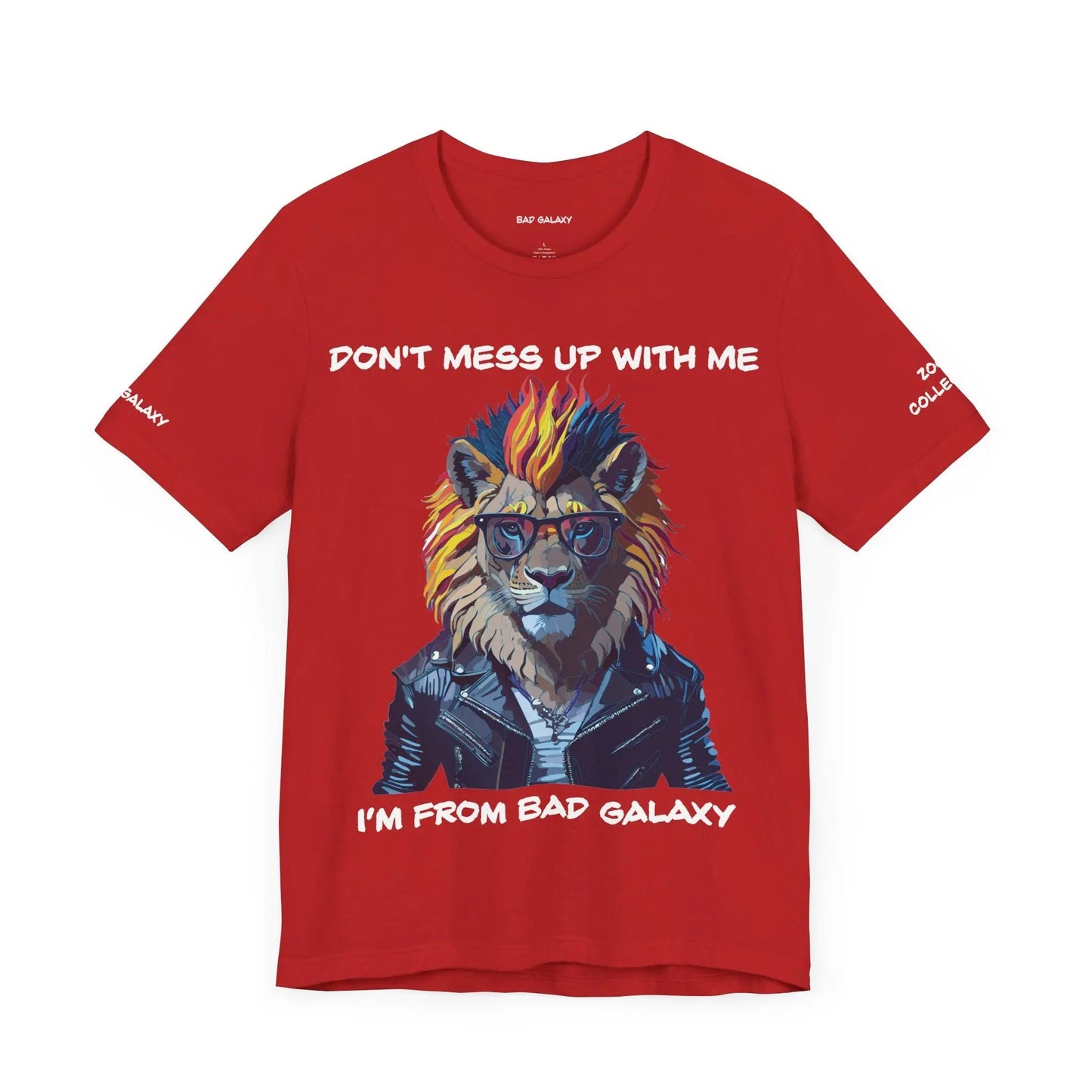 Animal T Shirt From Bad Galaxy Made To Order 100 Percent Cotton Tee Eco Friendly Non Toxic Inks USA