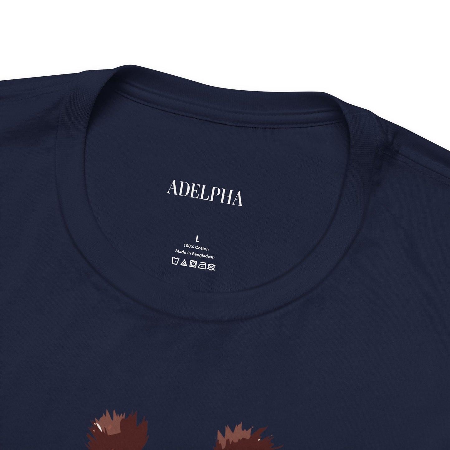 Giraffe Graphic Tee By Adelpha Unisex Short Sleeve Vintage Inspired Art Shirt Premium Quality