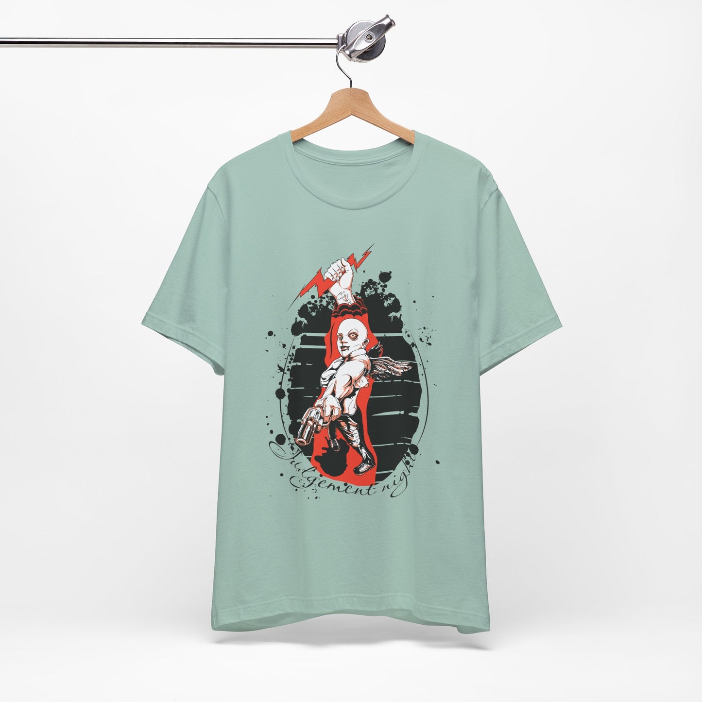 Judgment Night Tee, Artistic Tee, Graphic T-Shirt, Comic Tees, Artistic Comic T-Shirt, Vintage Top