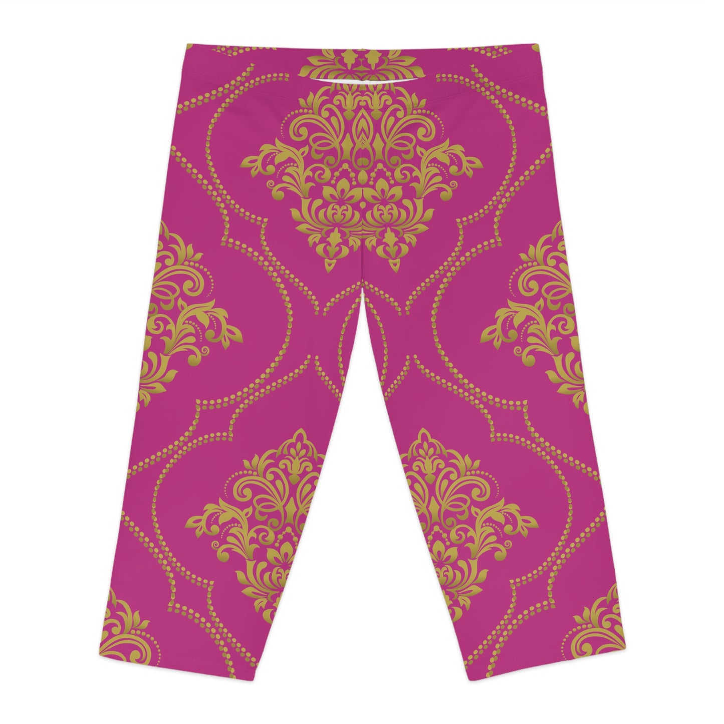 Capri leggings with traditional print