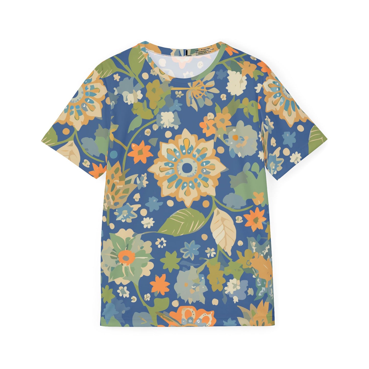 Unisex Floral Print Shirt, Shirt with Floral Print
